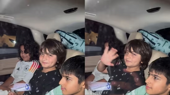 Shah Rukh Khan's Son AbRam Khan Steals Hearts with Smile and Wave at Sohail Khan's Son's Birthday Party