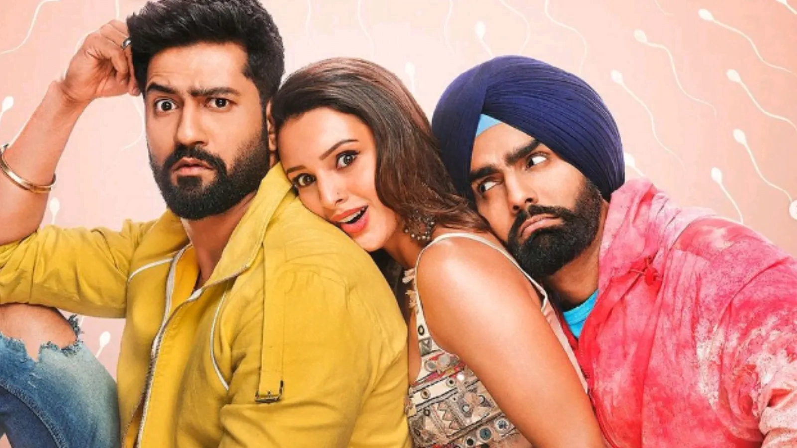 Vicky Kaushal, Ammy Virk, and Triptii Dimri Tease Fans with 'Bad Newz' Trailer Announcement