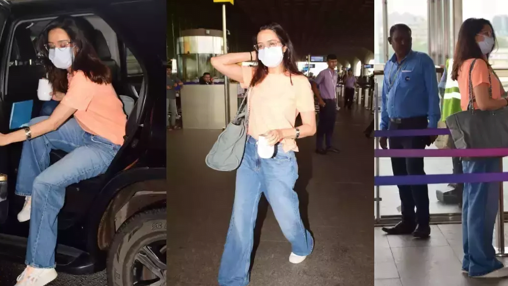 Shraddha Kapoor Politely Declines Paparazzi's Request to Remove Mask Citing Health Condition