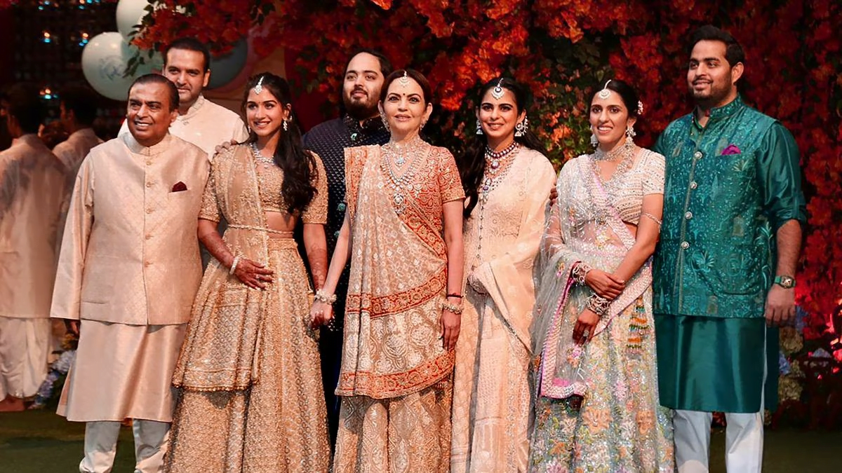 Anant Ambani and Radhika Merchant's Wedding: Ambani Family Embarks on Grand 'Mangal Utsav' Celebration