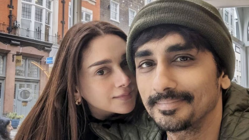 Aditi Rao Hydari Writes Heartfelt Video for Fiancé Siddharth as She Celebrates His Journey