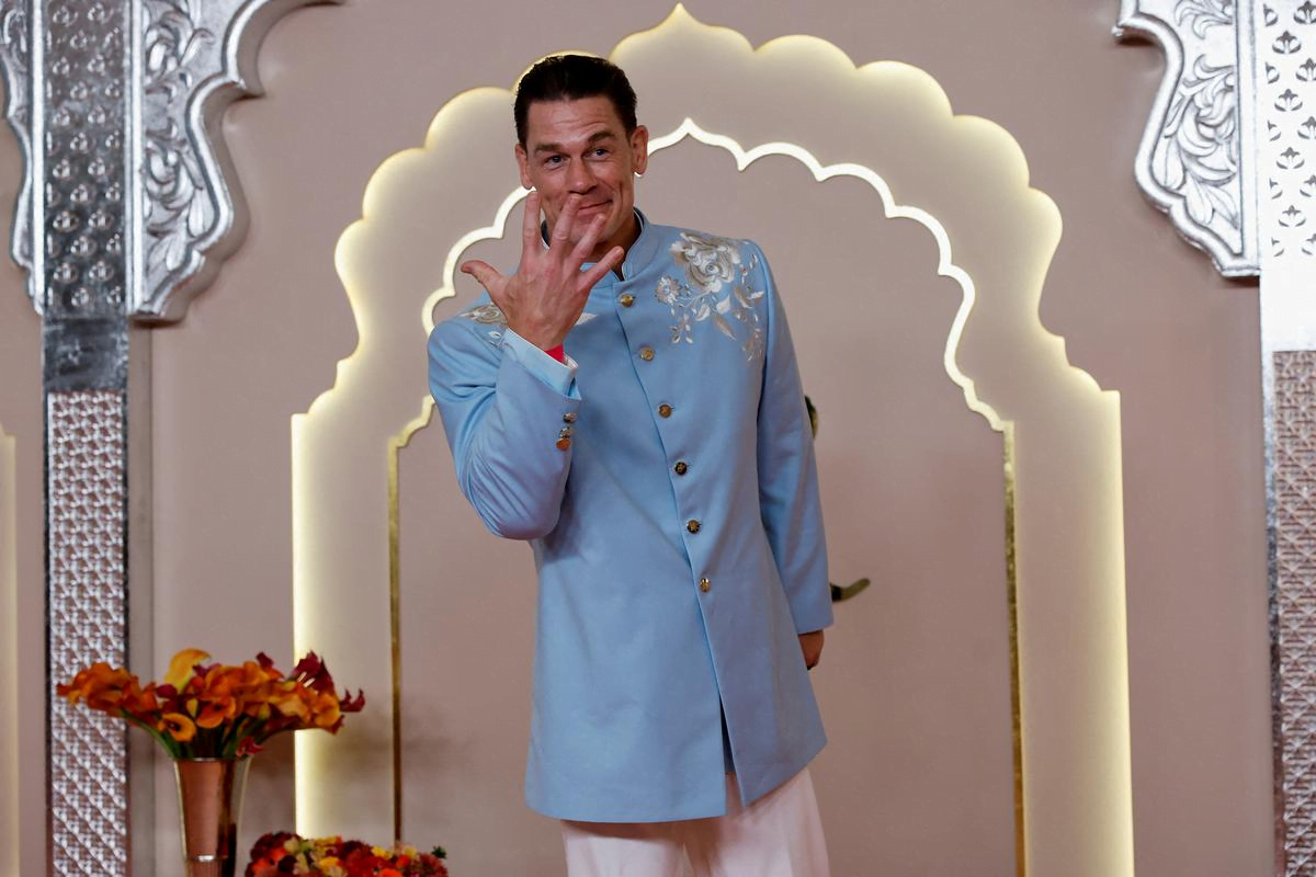 John Cena Raves About Indian Street Food at Anant Ambani-Radhika Merchant Wedding