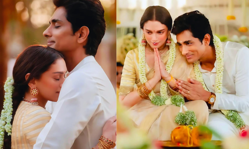 Aditi Rao Hydari and Siddharth Tie Knot in Secret Ceremony: Bollywood Celebrities Pour in Love