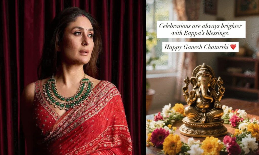 Kareena Kapoor Khan Shares Heartfelt Ganesh Chaturthi Wish: "Brighter With Bappa's Blessings"
