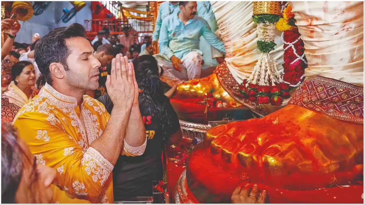 Varun Dhawan Finds Peace at Lalbaugcha Raja, Shares Heartwarming Ganesh Chaturthi Memories