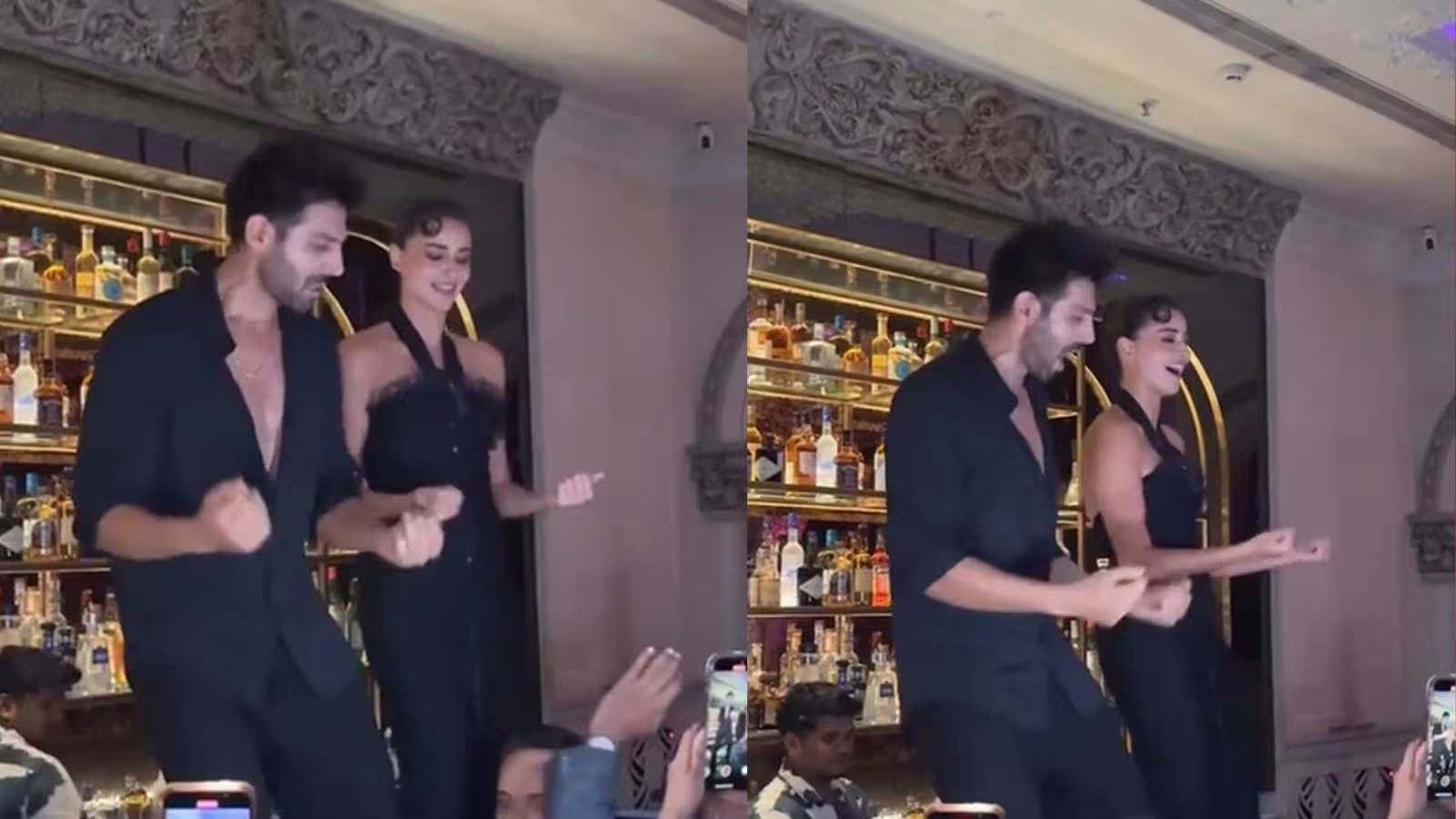 Kartik Aaryan and Ananya Panday Celebrate Film Wrap with Viral Bar-Top Dance to Jumma Chumma