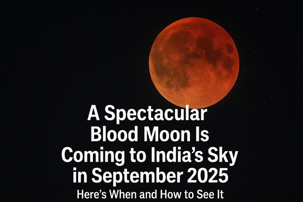 A Spectacular Blood Moon Is Coming to India's Sky in September 2025: Here's When and How to See It