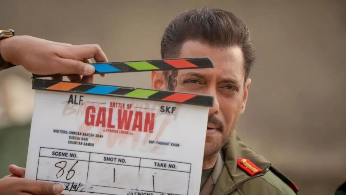 Salman Khan Begins Battle of Galwan Shoot, Shares First Look and Fans Rally Behind 'Bhai'