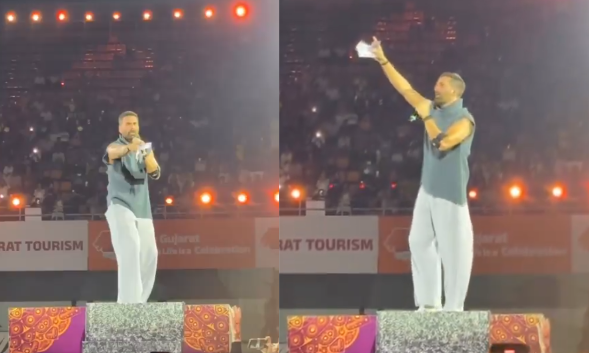 Akshay Kumar Surprises Fans with Gujarati Song Performance at Filmfare Awards 2025