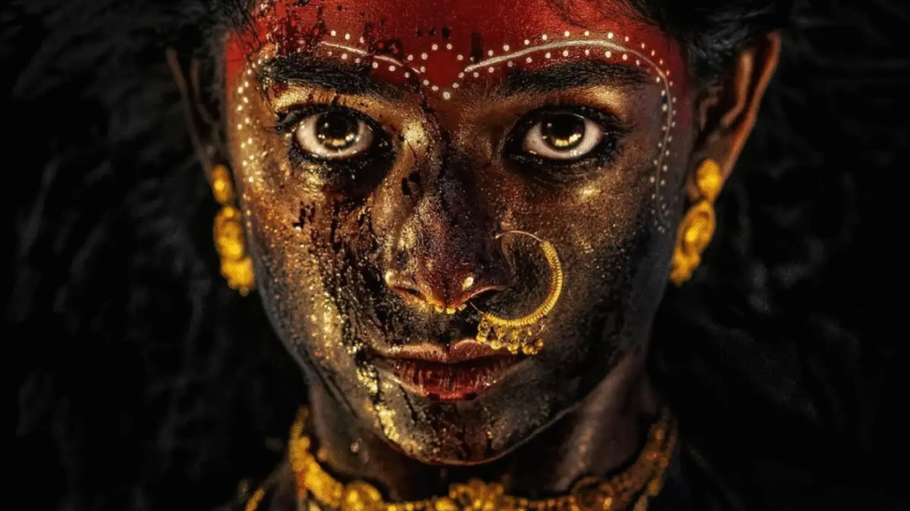 Bhoomi Shetty's Fierce First Look as 'Maha' in Prasanth Varma's 'Mahakali' Unveiled