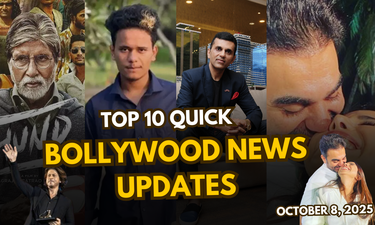 Top 10 Quick Bollywood News Updates: October 8, 2025