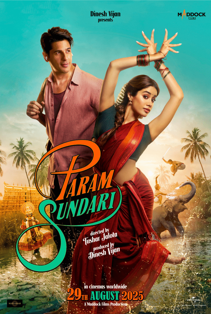 Param Sundari OTT Release: Your Guide to Watching Sidharth and Janhvi's Rom-Com Online