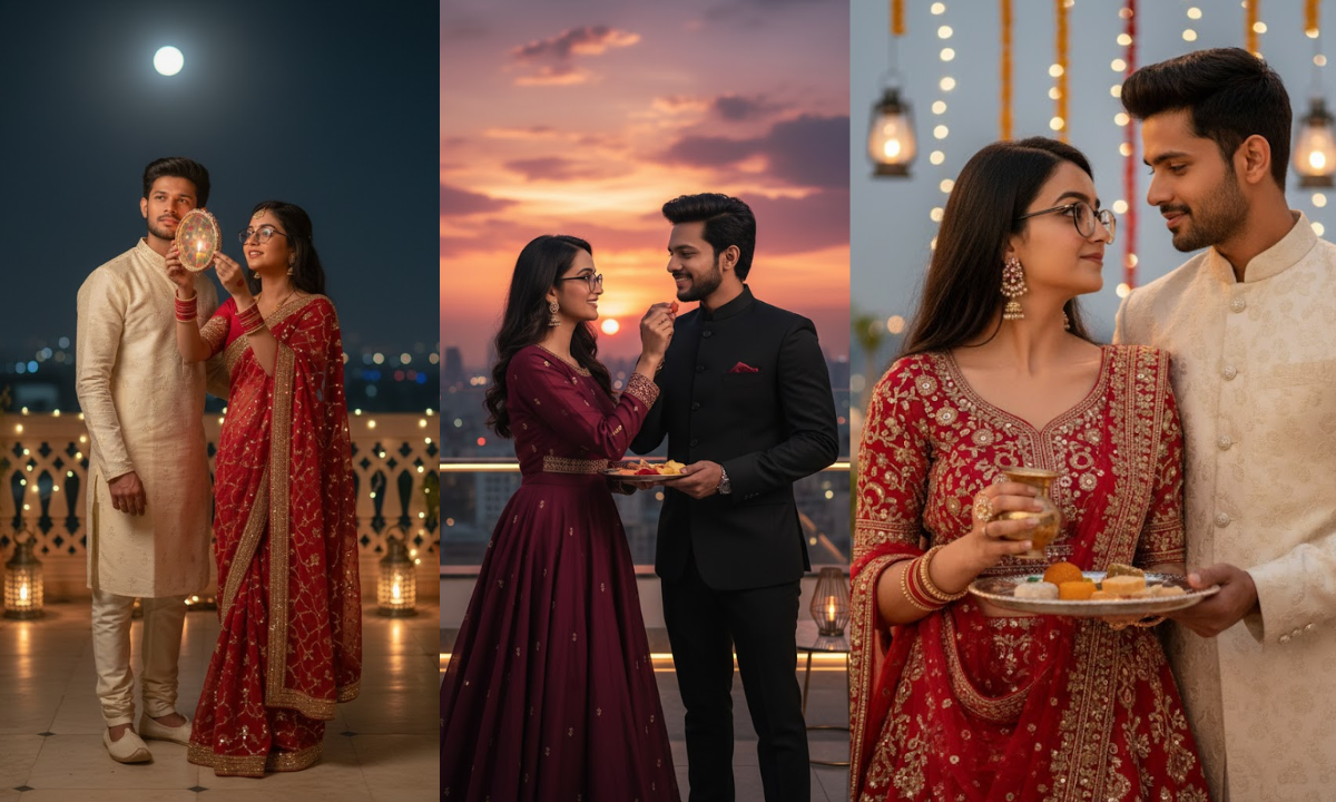 Karwa Chauth Gemini AI Prompts Edit: Create Stunning Couple Portraits with AI