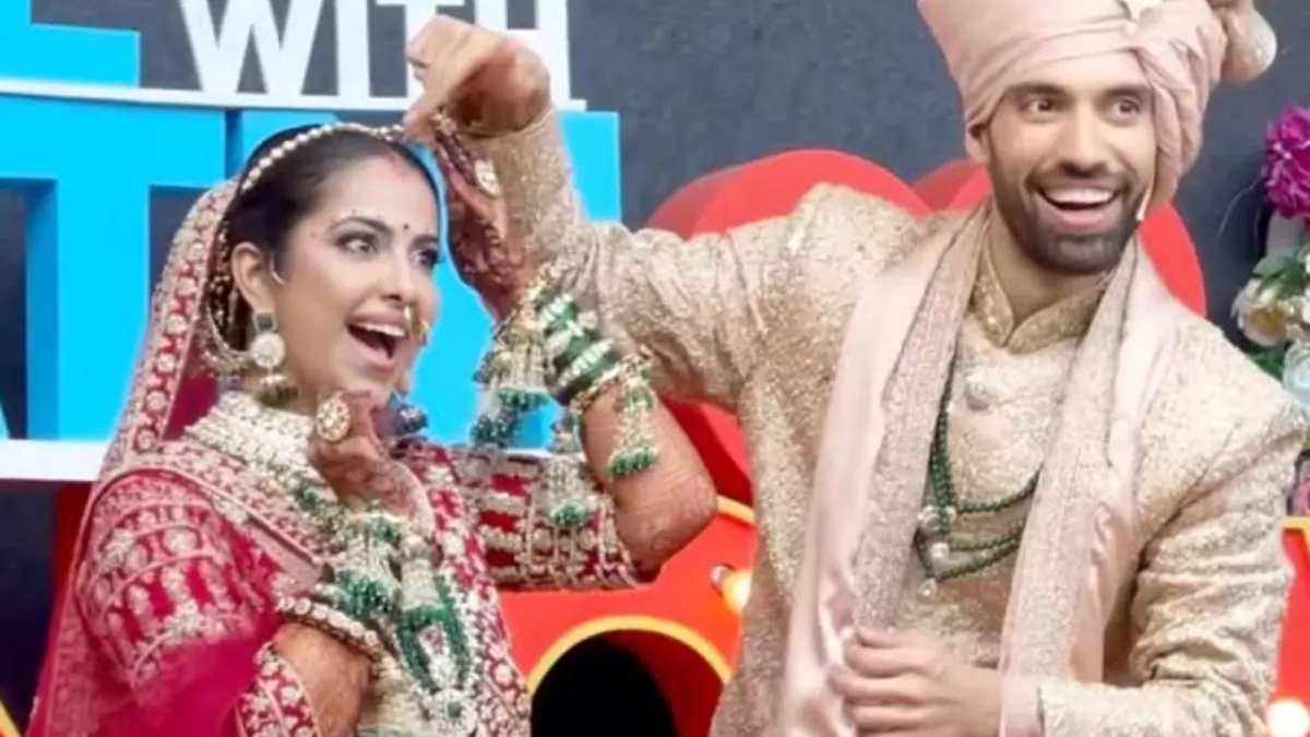 Avika Gor and Milind Chandwani Debut as Newlyweds on Set, Sparking Excitement for 'Pati Patni Aur Panga'