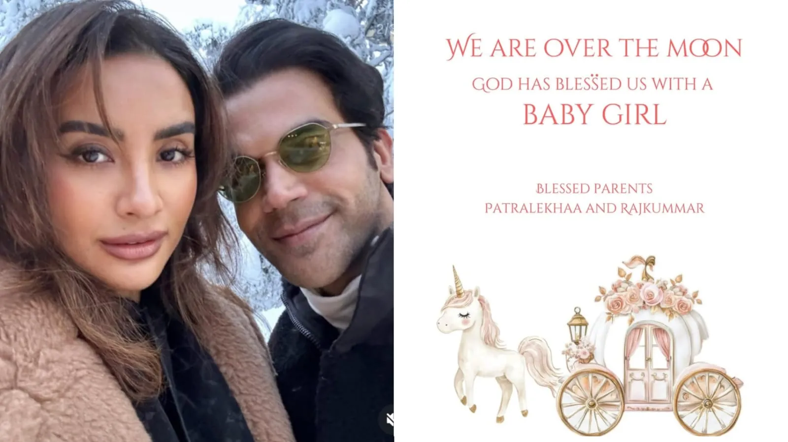 Rajkummar Rao and Patralekhaa Welcome Baby Girl on Their Fourth Wedding Anniversary